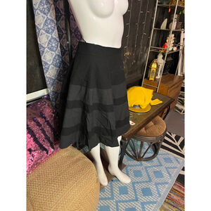 Women's AMANDA + CHELSEA Black A-Line Skirt Size 6